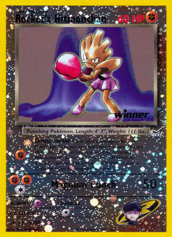 Rocket's Hitmonchan (9) (Winner) [Best of Promos] | PLUS EV GAMES 