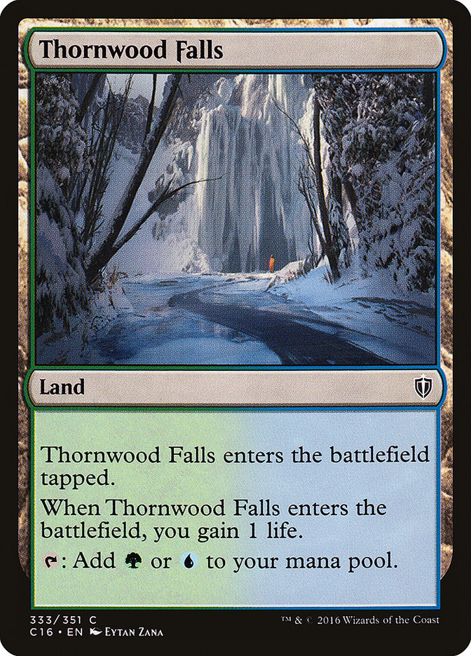 Thornwood Falls [Commander 2016] | PLUS EV GAMES 