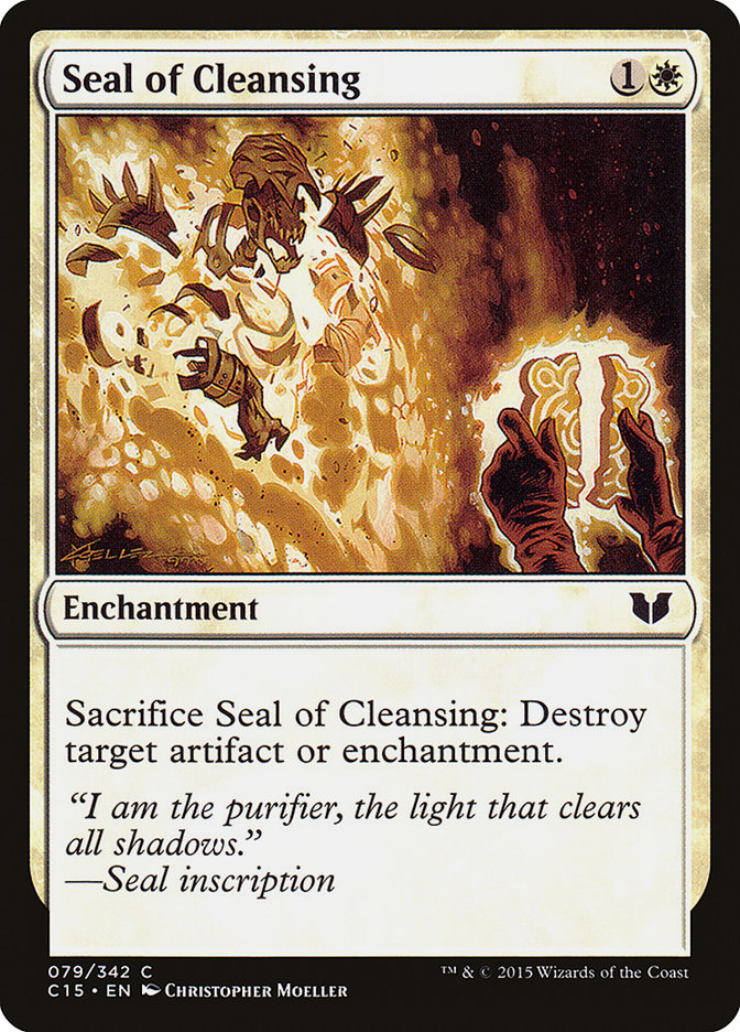 Seal of Cleansing [Commander 2015] | PLUS EV GAMES 