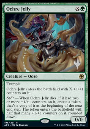 Ochre Jelly (Promo Pack) [Dungeons & Dragons: Adventures in the Forgotten Realms Promos] | PLUS EV GAMES 