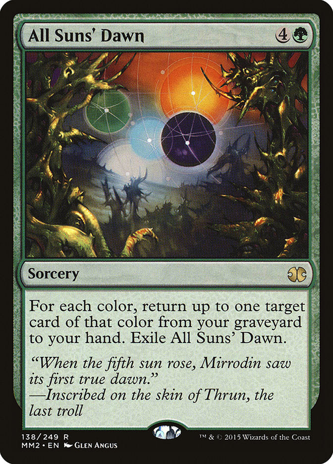 All Suns' Dawn [Modern Masters 2015] | PLUS EV GAMES 