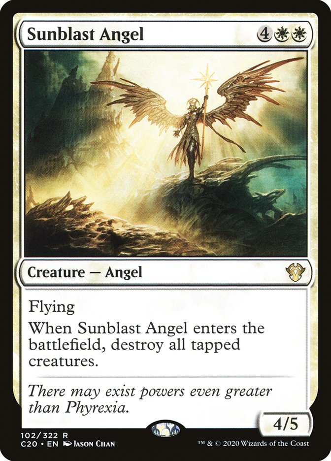 Sunblast Angel [Commander 2020] | PLUS EV GAMES 