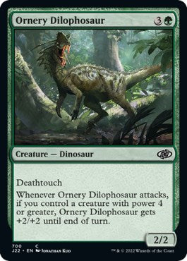 Ornery Dilophosaur [Jumpstart 2022] | PLUS EV GAMES 