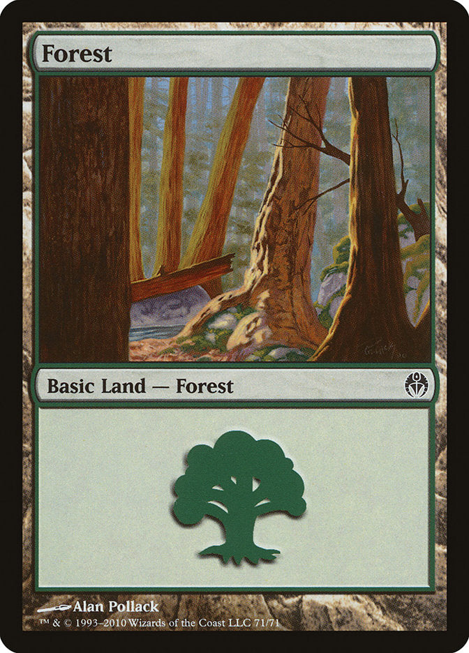 Forest (71) [Duel Decks: Phyrexia vs. the Coalition] | PLUS EV GAMES 