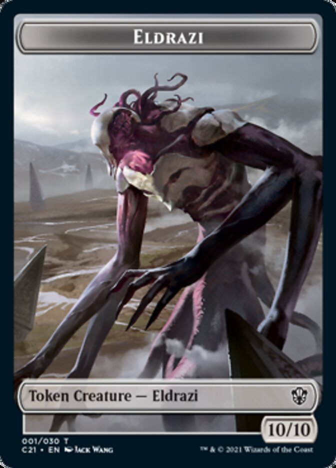 Eldrazi // Champion of Wits Token [Commander 2021 Tokens] | PLUS EV GAMES 