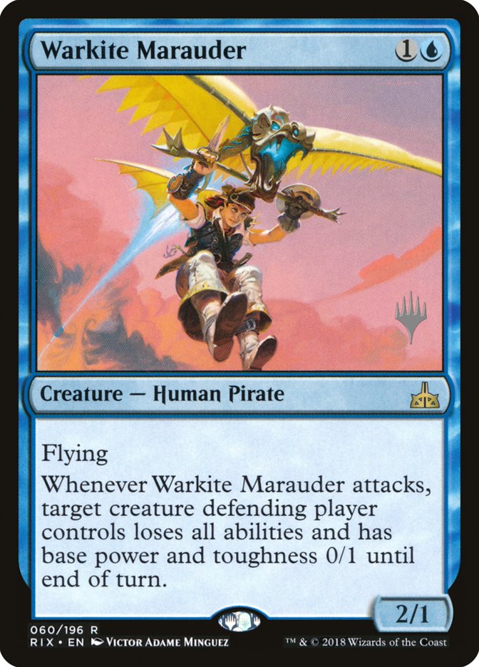 Warkite Marauder (Promo Pack) [Rivals of Ixalan Promos] | PLUS EV GAMES 