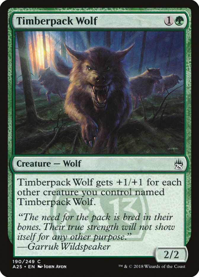 Timberpack Wolf [Masters 25] | PLUS EV GAMES 