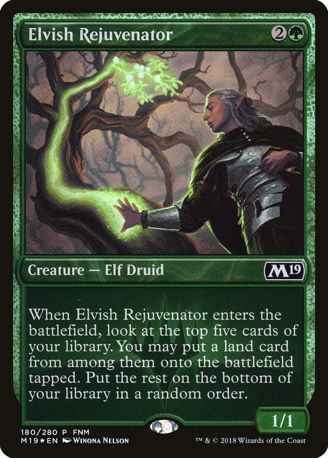 Elvish Rejuvenator (FNM) [Core Set 2019 Promos] | PLUS EV GAMES 