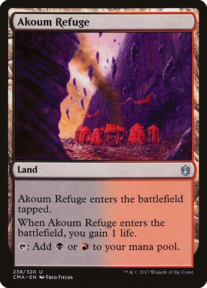 Akoum Refuge [Commander Anthology] | PLUS EV GAMES 