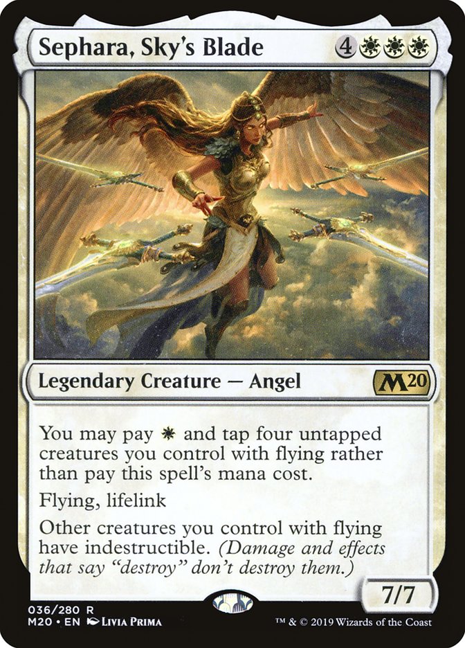 Sephara, Sky's Blade [Core Set 2020] | PLUS EV GAMES 