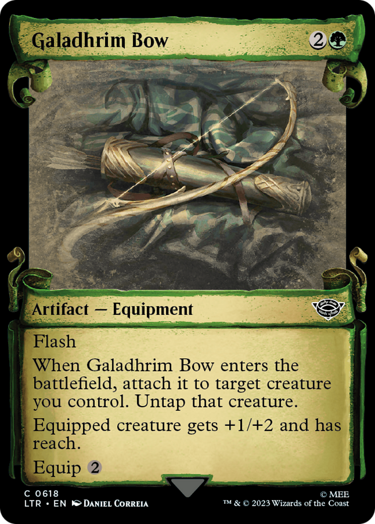 Galadhrim Bow [The Lord of the Rings: Tales of Middle-Earth Showcase Scrolls] | PLUS EV GAMES 