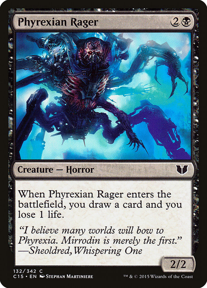 Phyrexian Rager [Commander 2015] | PLUS EV GAMES 