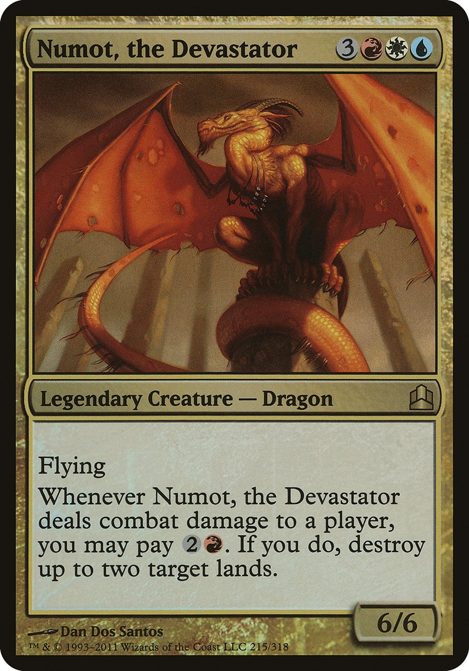 Numot, the Devastator (Oversized) [Commander 2011 Oversized] | PLUS EV GAMES 