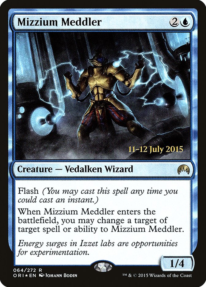 Mizzium Meddler [Magic Origins Prerelease Promos] | PLUS EV GAMES 