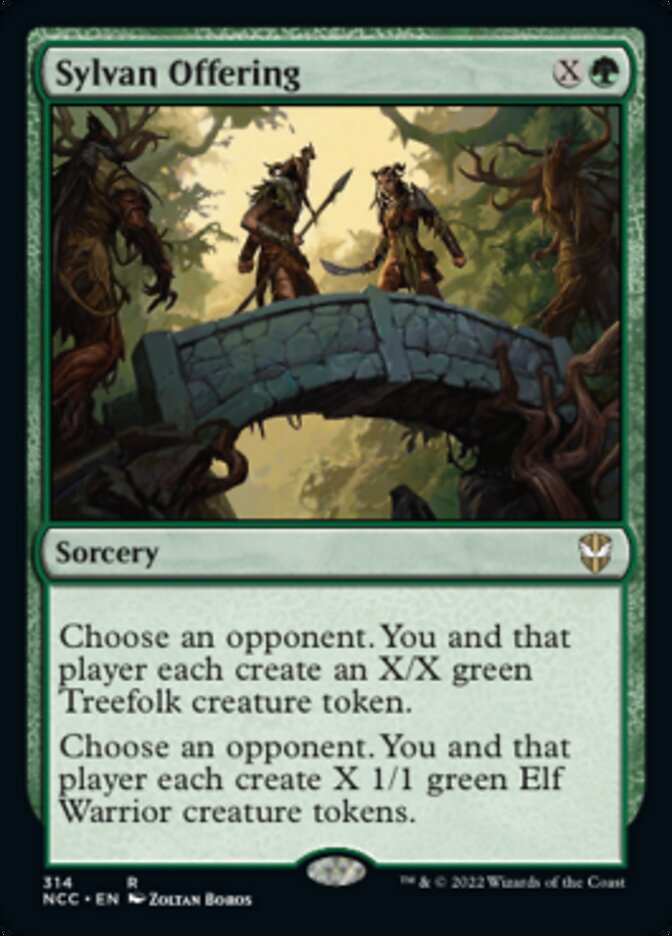 Sylvan Offering [Streets of New Capenna Commander] | PLUS EV GAMES 