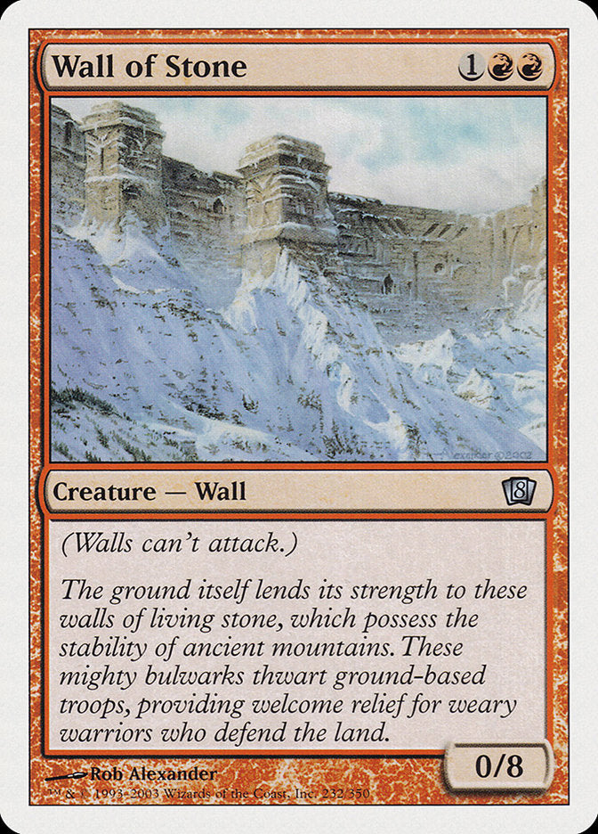 Wall of Stone [Eighth Edition] | PLUS EV GAMES 