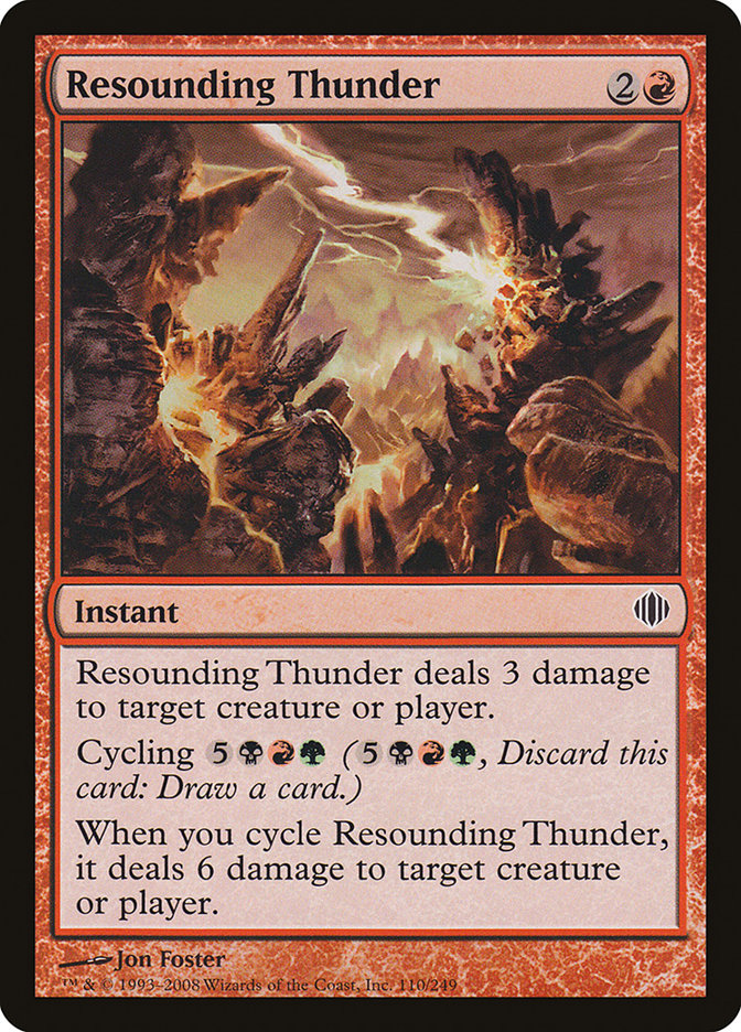 Resounding Thunder [Shards of Alara] | PLUS EV GAMES 