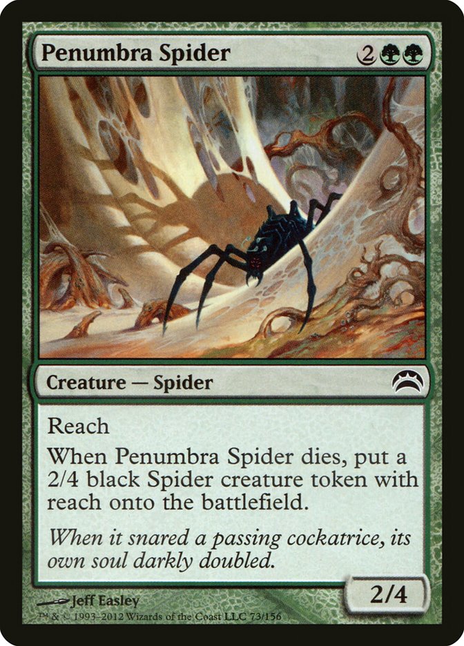 Penumbra Spider [Planechase 2012] | PLUS EV GAMES 