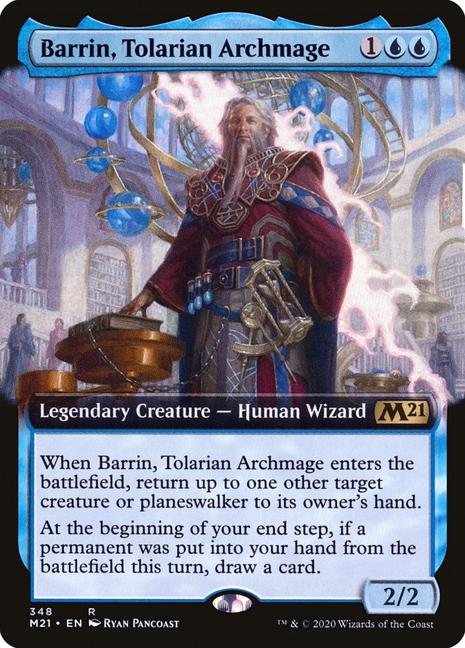 Barrin, Tolarian Archmage (Extended) [Core Set 2021] | PLUS EV GAMES 