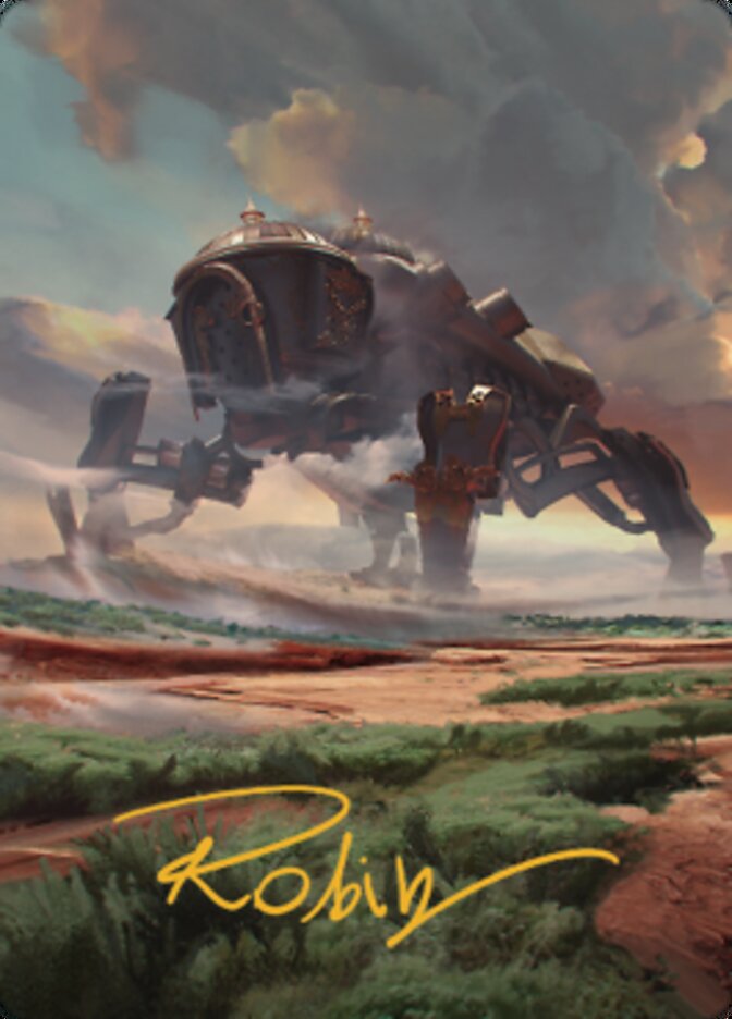 Plains (2) Art Card (Gold-Stamped Signature) [The Brothers' War Art Series] | PLUS EV GAMES 