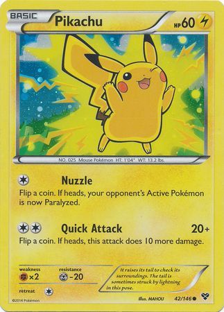 Pikachu (42/146) (2014 Movie Promo) [Miscellaneous Cards & Products] | PLUS EV GAMES 