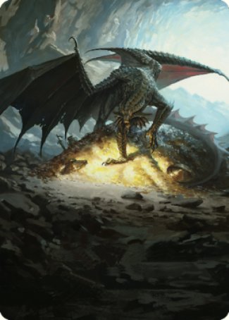 Ancient Copper Dragon Art Card (04) [Commander Legends: Battle for Baldur's Gate Art Series] | PLUS EV GAMES 