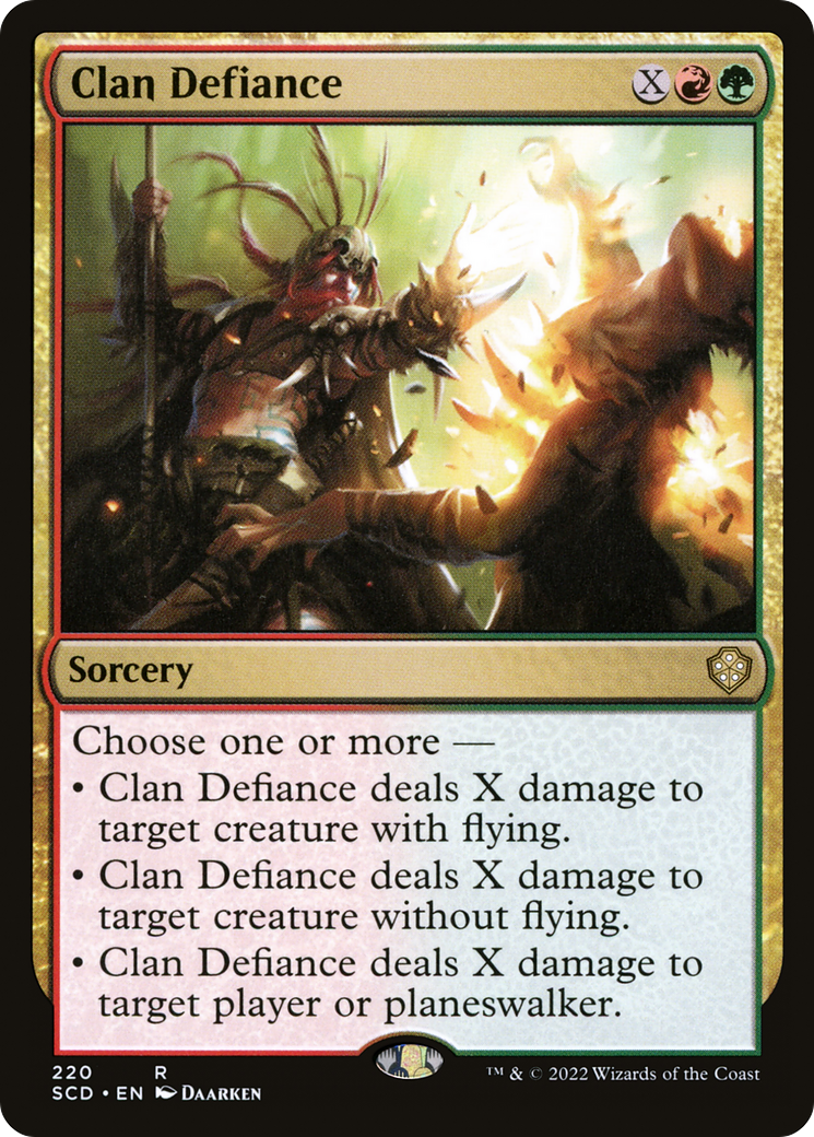 Clan Defiance [Starter Commander Decks] | PLUS EV GAMES 