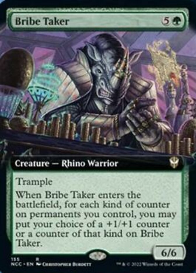 Bribe Taker (Extended Art) [Streets of New Capenna Commander] | PLUS EV GAMES 