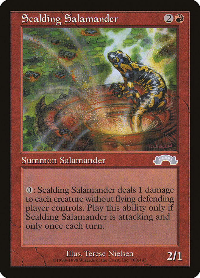 Scalding Salamander [Exodus] | PLUS EV GAMES 