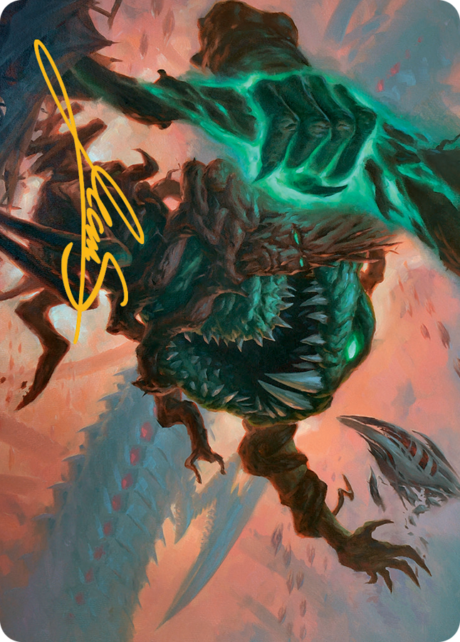 Yargle and Multani Art Card (Gold-Stamped Signature) [March of the Machine Art Series] | PLUS EV GAMES 