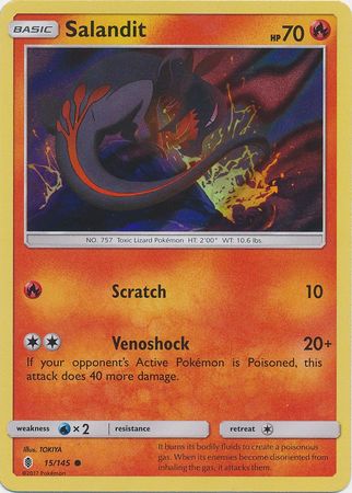 Salandit (15/145) (Collection Promo) [Sun & Moon: Guardians Rising] | PLUS EV GAMES 