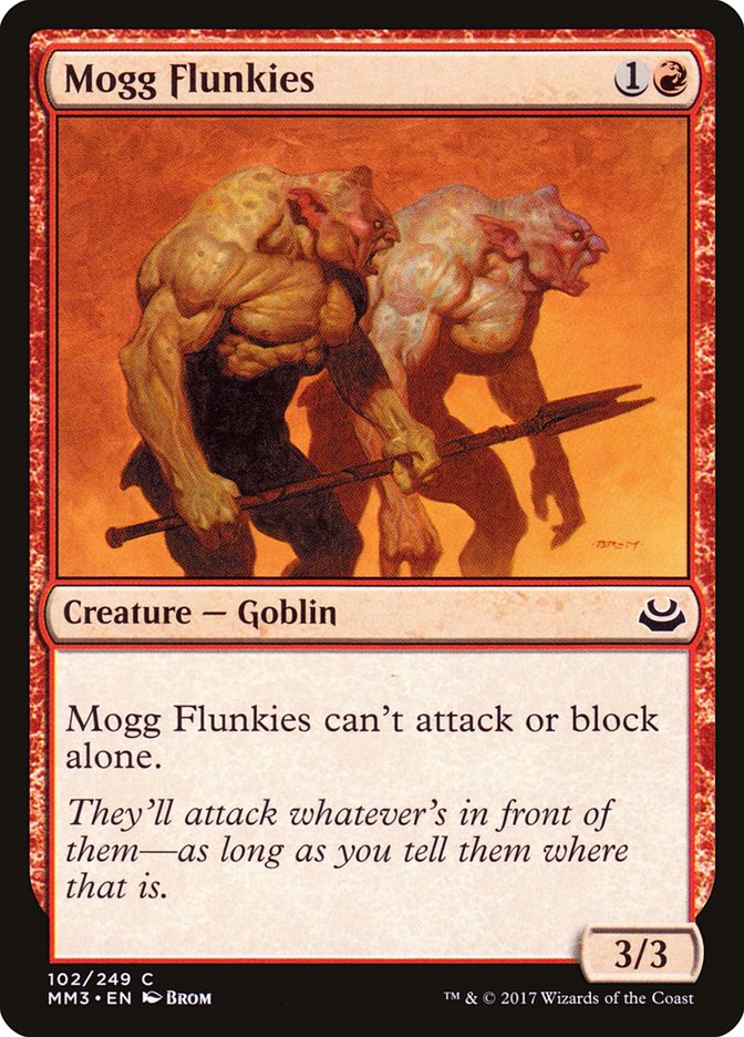 Mogg Flunkies [Modern Masters 2017] | PLUS EV GAMES 