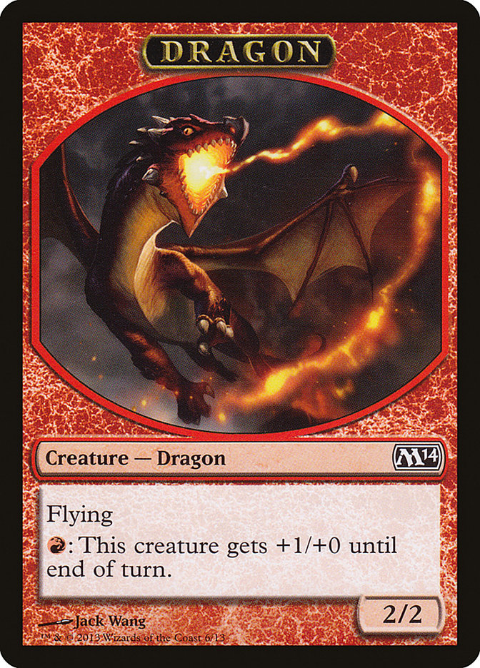 Dragon [Magic 2014 Tokens] | PLUS EV GAMES 