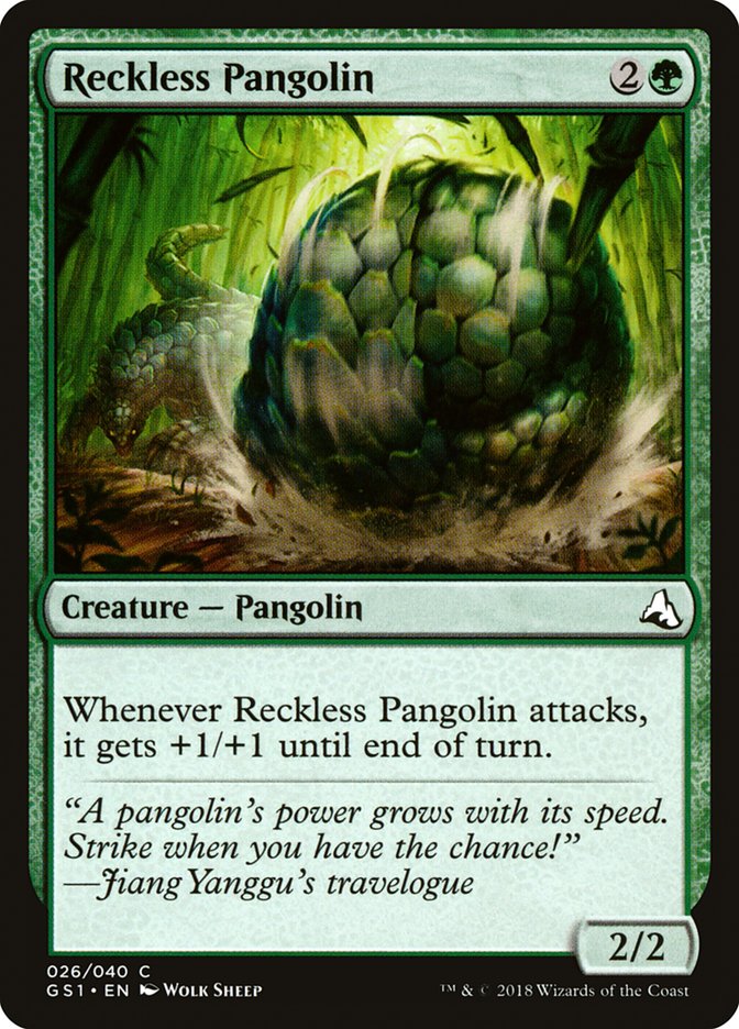 Reckless Pangolin [Global Series Jiang Yanggu & Mu Yanling] | PLUS EV GAMES 