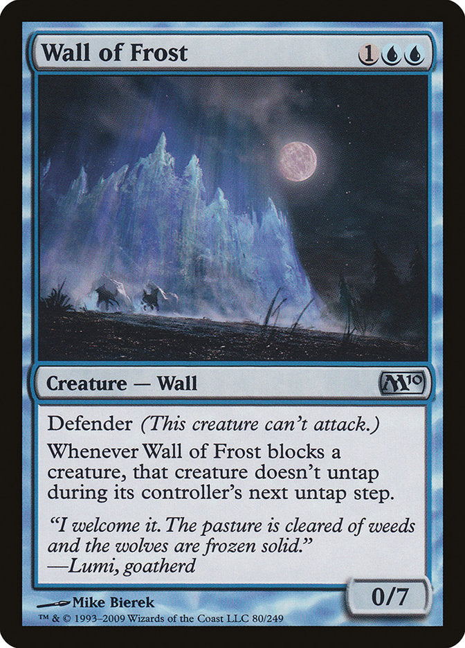 Wall of Frost [Magic 2010] | PLUS EV GAMES 