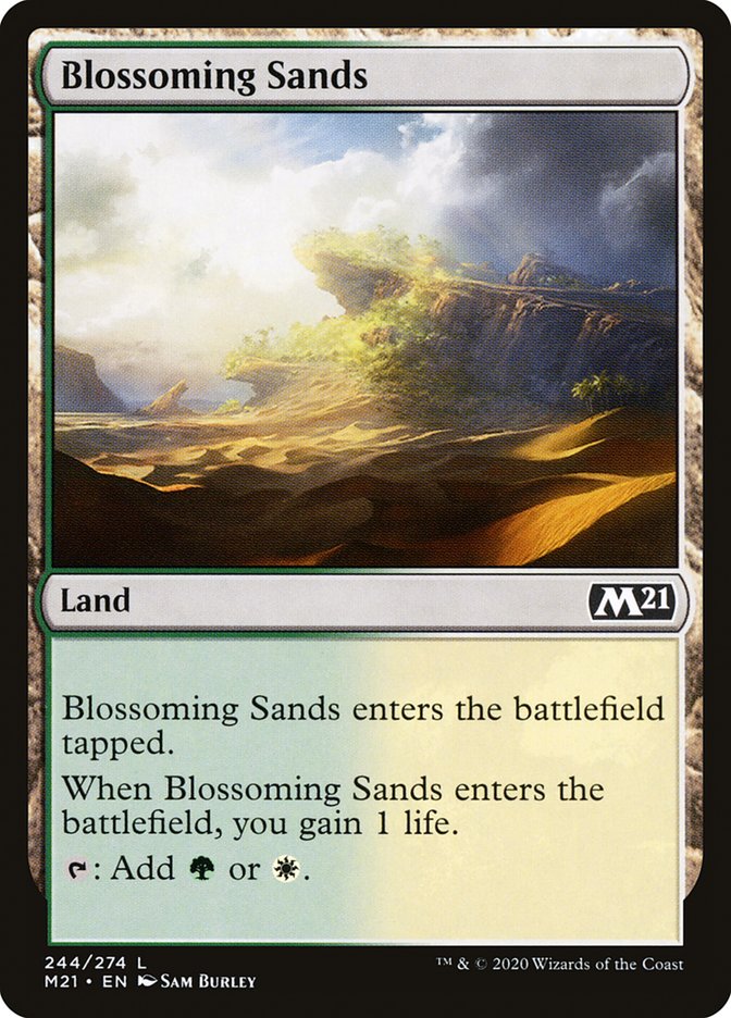 Blossoming Sands [Core Set 2021] | PLUS EV GAMES 