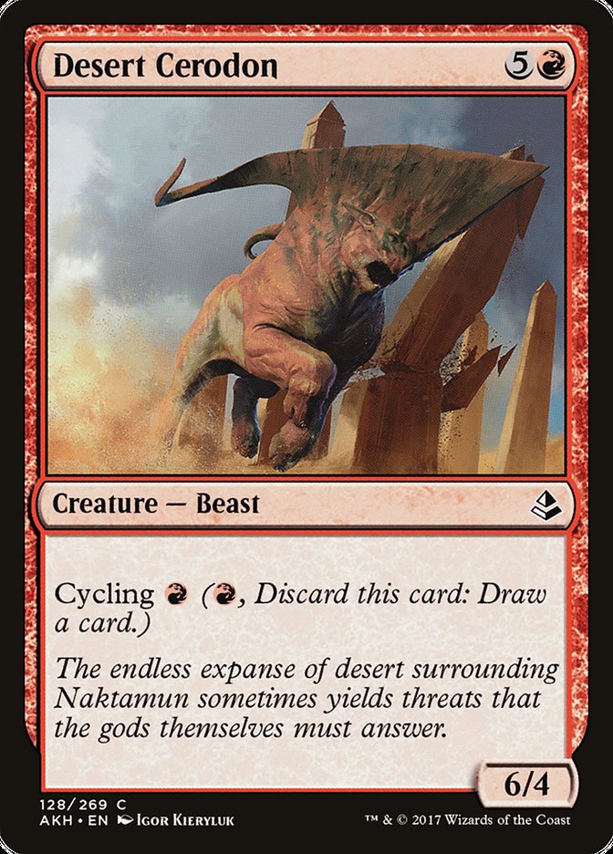 Desert Cerodon [Amonkhet] | PLUS EV GAMES 