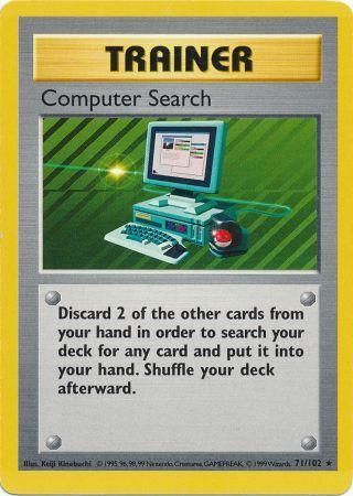 Computer Search (71/102) [Base Set (Shadowless)] | PLUS EV GAMES 