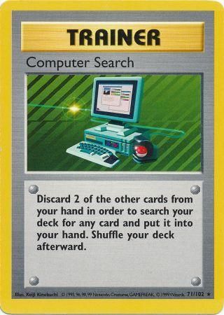 Computer Search (71/102) [Base Set (Shadowless)]