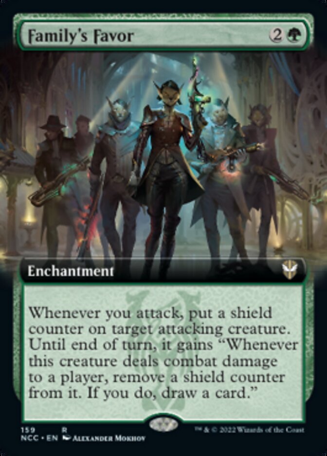 Family's Favor (Extended Art) [Streets of New Capenna Commander] | PLUS EV GAMES 