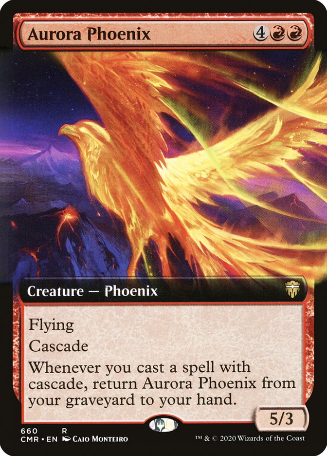 Aurora Phoenix (Extended) [Commander Legends Extended] | PLUS EV GAMES 