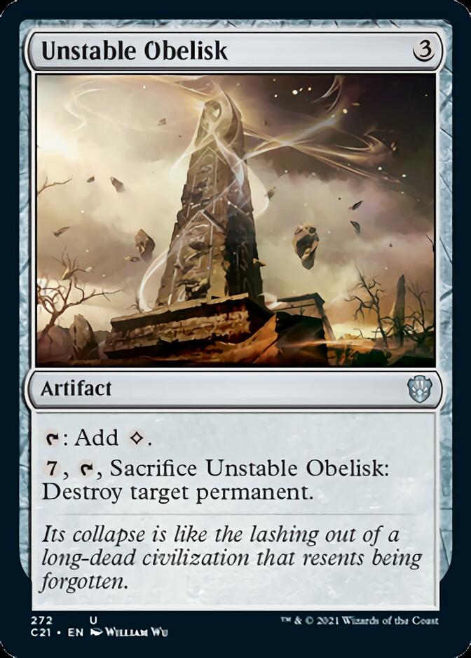 Unstable Obelisk [Commander 2021] | PLUS EV GAMES 