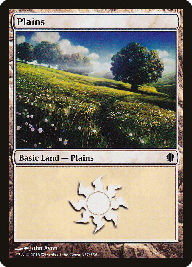 Plains (337) [Commander 2013] | PLUS EV GAMES 