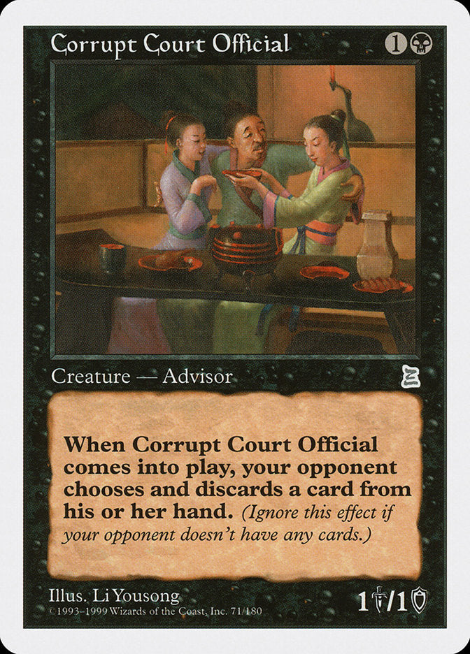 Corrupt Court Official [Portal Three Kingdoms] | PLUS EV GAMES 