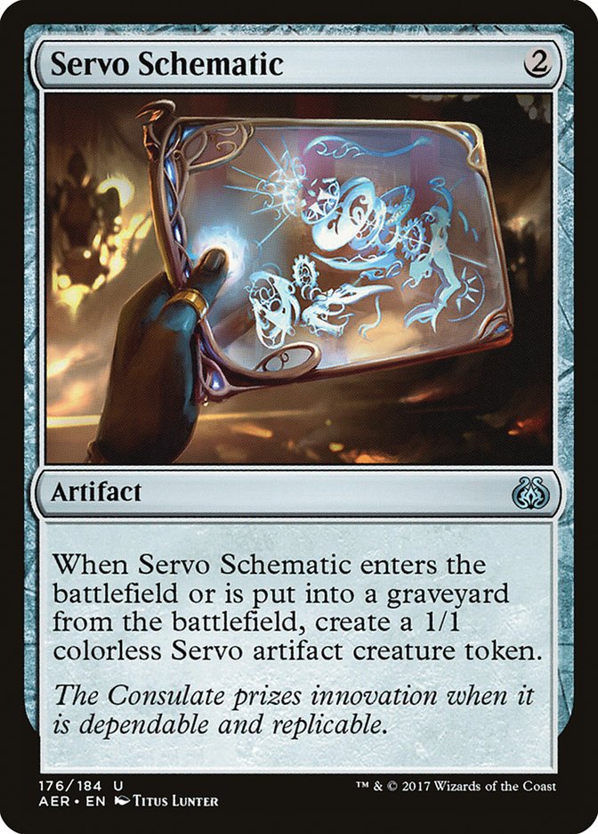 Servo Schematic [Aether Revolt] | PLUS EV GAMES 