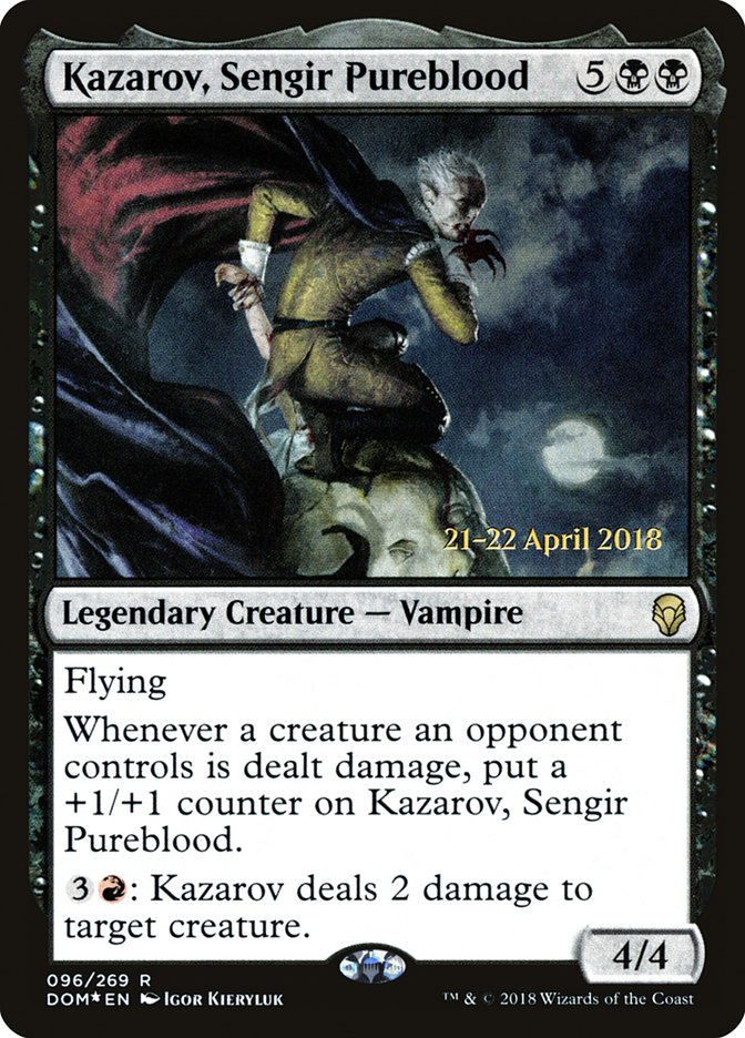 Kazarov, Sengir Pureblood  [Dominaria Prerelease Promos] | PLUS EV GAMES 