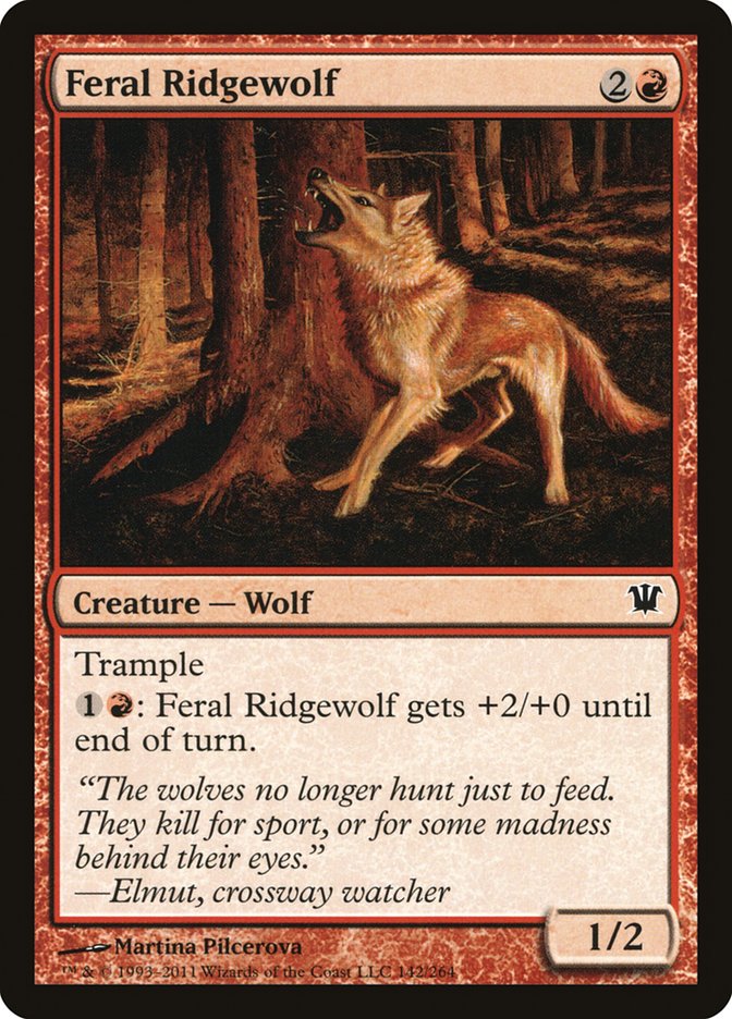 Feral Ridgewolf [Innistrad] | PLUS EV GAMES 