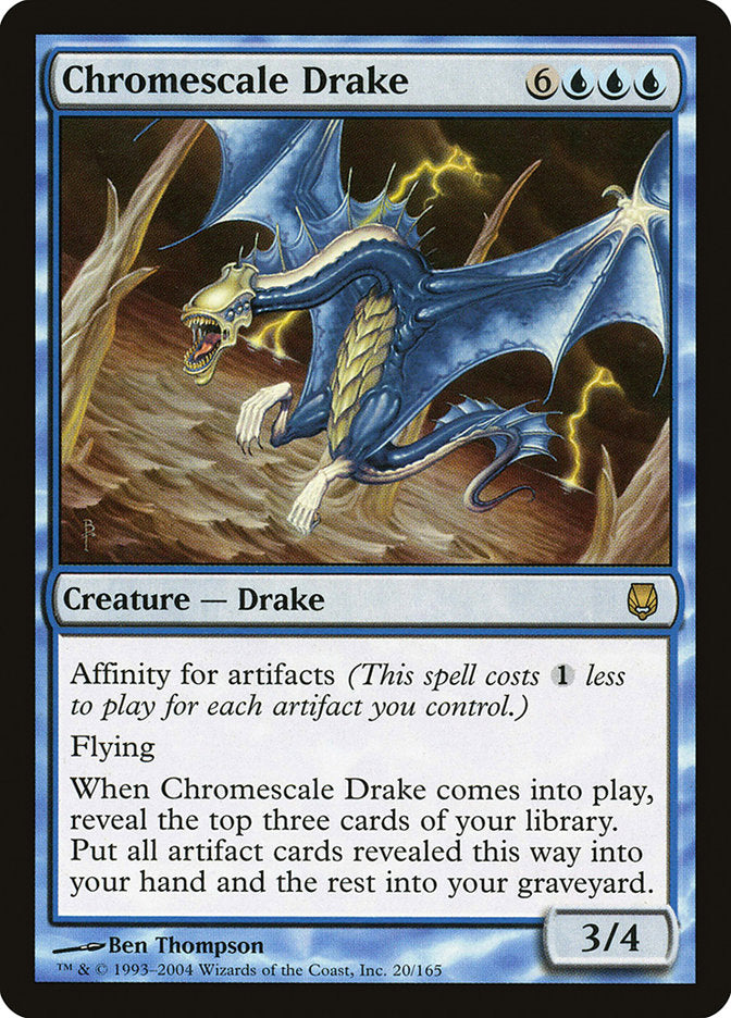 Chromescale Drake [Darksteel] | PLUS EV GAMES 