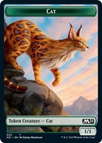 Cat (020) // Dog Double-sided Token [Core Set 2021 Tokens] | PLUS EV GAMES 