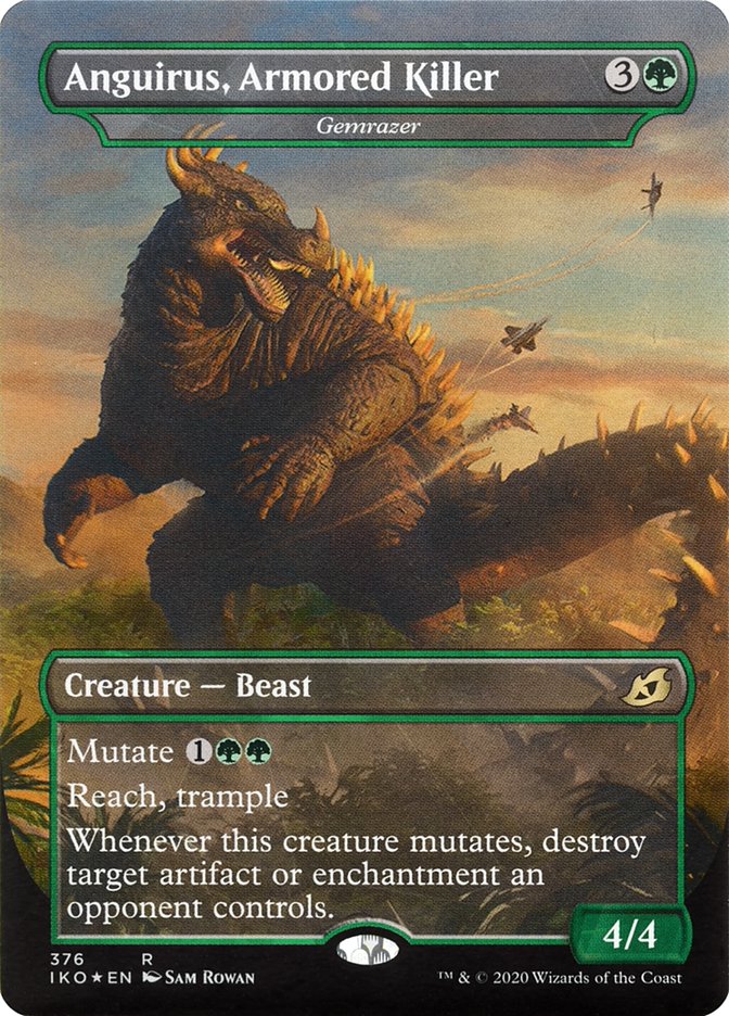 Gemrazer - Anguirus, Armored Killer (Extended Art) [Ikoria: Lair of Behemoths] | PLUS EV GAMES 